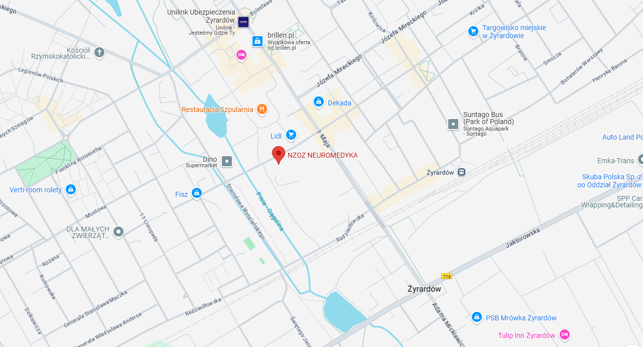 Zdjęcie przedstawiające mape z zaznaczoną lokalizacją