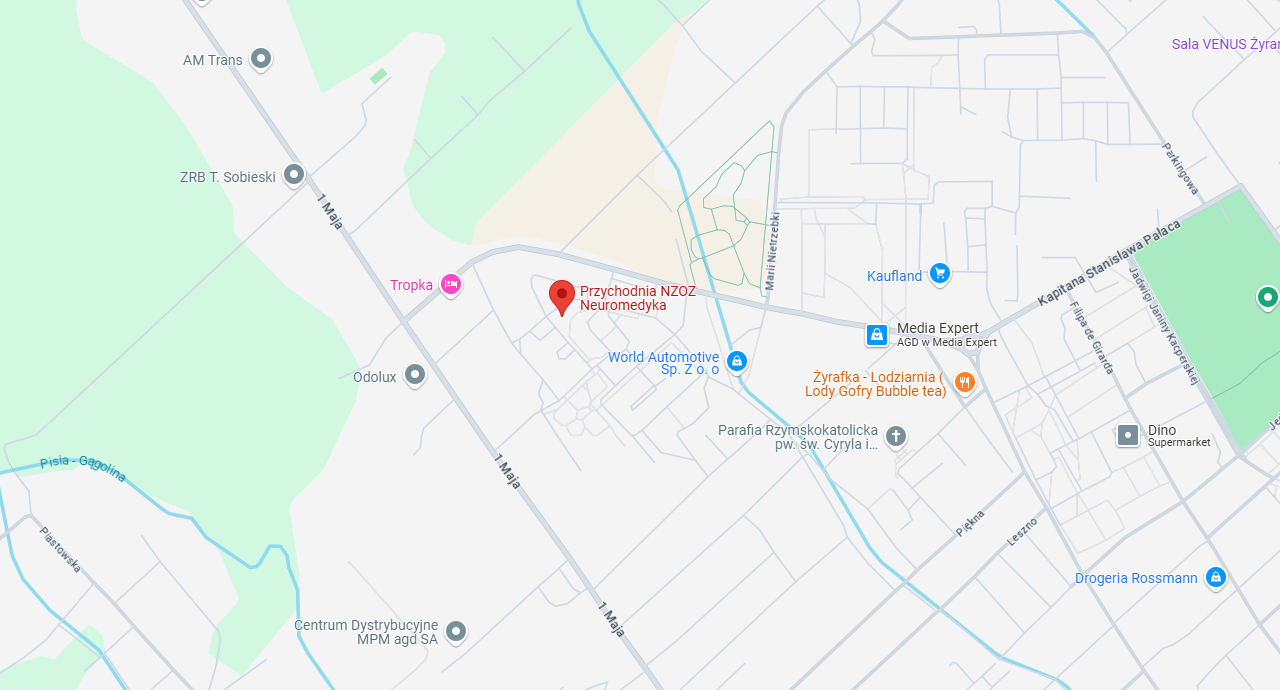 Zdjęcie przedstawiające mape z zaznaczoną lokalizacją